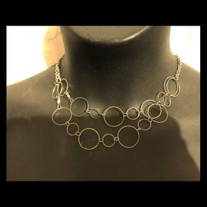 Double circle necklace